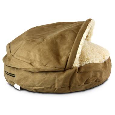 Tucker Murphy Pet Burton Corduroy Sherpa Lined Cave Hooded Dog